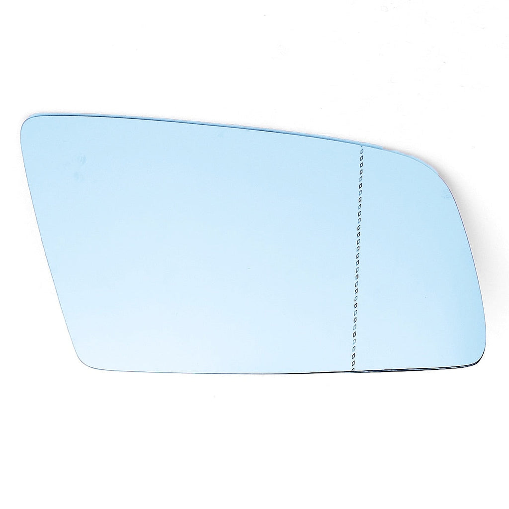 Left Side Blue Heated Electric Wing Mirror Glass For BMW 5 E60 E61 2003-2010