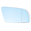 Right Side Blue Heated Electric Wing Mirror Glass For BMW 5 E60 E61 2003-2010