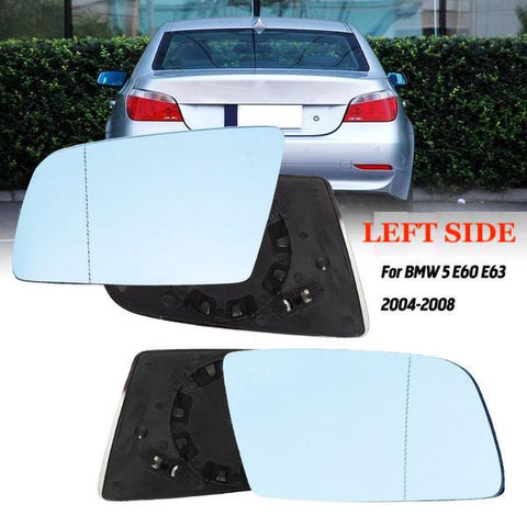 6471845
Left Side Blue Heated Electric Wide Angle Wing Mirror Glass For BMW 5 E60 E61 2003-2010