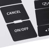 Car Steering Wheel Button Repair Decals Stickers Kit Suitable For VW For Volkswagen Touareg 2004-2009
