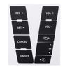 Car Steering Wheel Button Repair Decals Stickers Kit Suitable For VW For Volkswagen Touareg 2004-2009