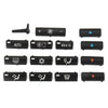 New 14 Button Key Caps Replacement Climate A/C Control Control Panel Switch Buttons Cover Suit For BMW E39 E53 525i 530i 540i M5 X5