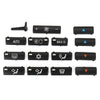 New 14 Button Key Caps Replacement Climate A/C Control Control Panel Switch Buttons Cover Suit For BMW E39 E53 525i 530i 540i M5 X5