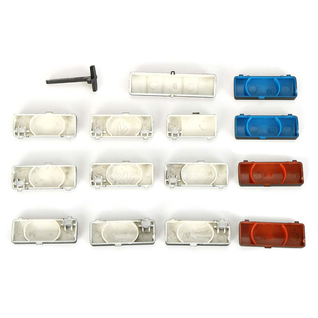 New 14 Button Key Caps Replacement Climate A/C Control Control Panel Switch Buttons Cover Suit For BMW E39 E53 525i 530i 540i M5 X5