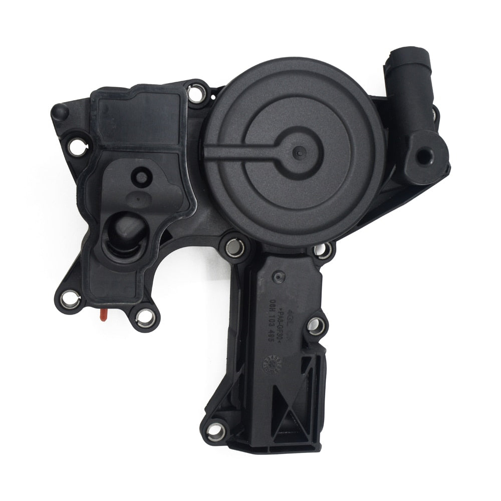 PCV Valve Assembly Oil Separator For VW Golf 6 GTI MK6 For AUDI A3 A4 Q5 TT EA888 06H103495
2.0 TSI TFSI EA888 engine
Fault codes P0300-P0304 – Cylinder misfires

– Fault P0171 – Bank 1 system too lean)

– Fault P0507 – Idle air control sys. RPM higher than expected