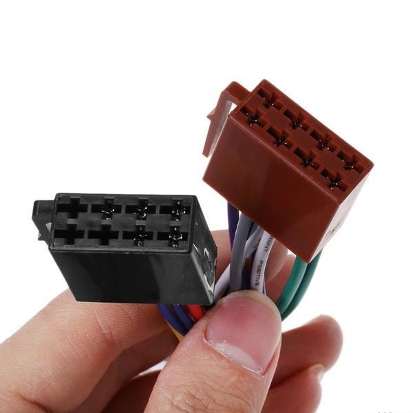 **GRAB A DEAL** Compatible with Toyota ISO Harness Stereo Kit Wiring + Trim Side Brackets compatible with TOYOTA, LEXUS
