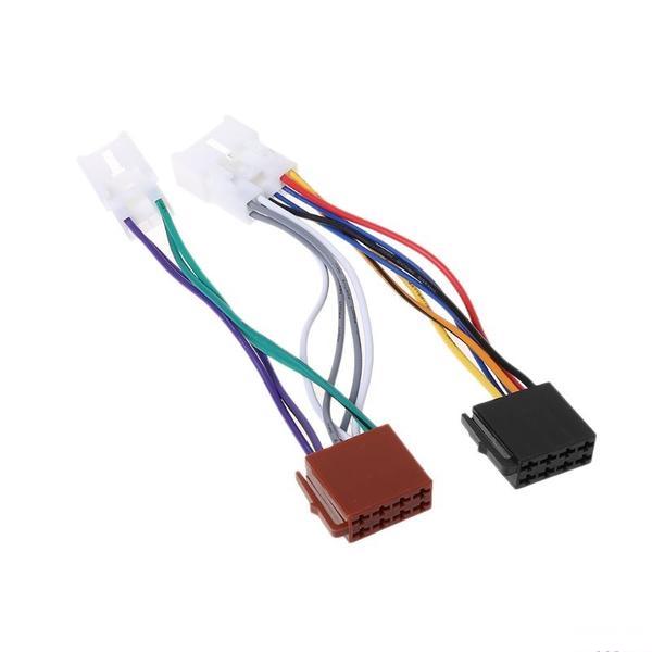 **GRAB A DEAL** ISO Harness Stereo Kit Wiring + Trim Side Brackets compatible with TOYOTA, LEXUS