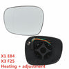 Left Mirror Glass For BMW X1 E84 X3 F25 LEFT Side Rearview Wing Side Mirror Glass Heated 2009 +