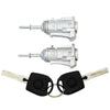 VW GENUINE 2 KEYS COMPLETE DOOR LOCK BARREL CYLINDER FOR VW GOLF 4 IV MK4 BORA A6 SKODA FABIA POLO 1997-2003