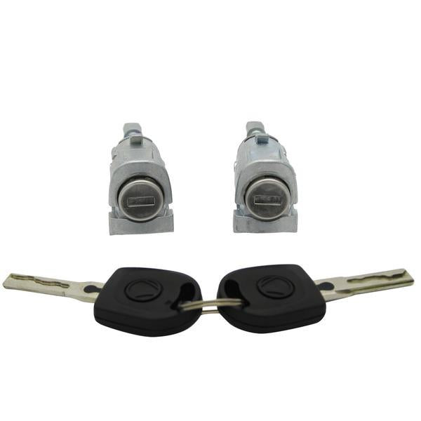 VW GENUINE 2 KEYS COMPLETE DOOR LOCK BARREL CYLINDER FOR VW GOLF 4 IV MK4 BORA A6 SKODA FABIA POLO 1997-2003
