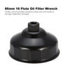 Oil Filter Cap Wrench 86mm 16 Flutes Cap Removal Tool for BMW Volvo