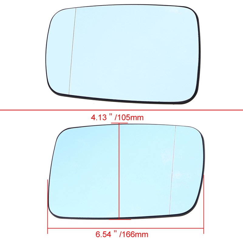 Left Side Rearview Mirror Glass With Heated Function for BMW E65 E46 Coupe