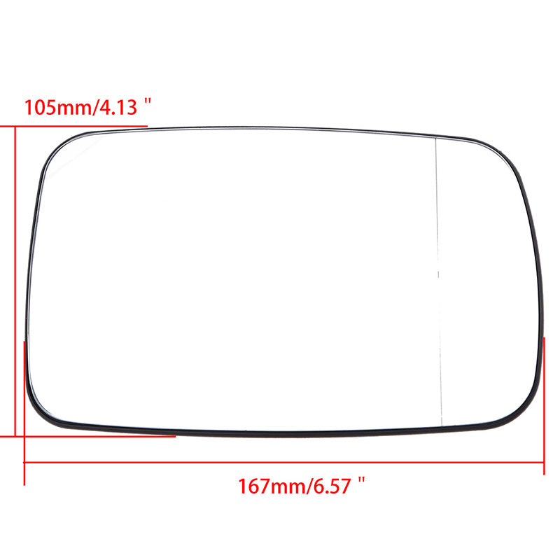 Left Side Rearview Mirror Glass Heated For BMW E65 E66 E67 and 3-Series E46 Coupe 1999.04-2006.06 Rear View Mirror