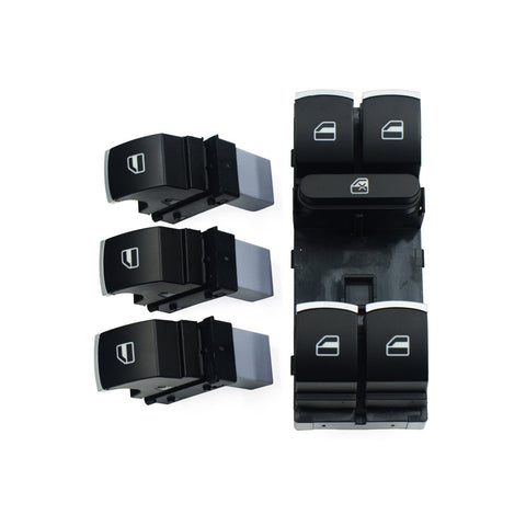 Window Control Switch Button Set For Volkswagen VW Golf MK5 6