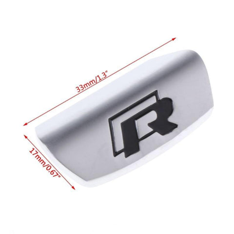 R Line Emblem For VW Golf MK7 Steering Wheel Cover Sticker Passat Jetta
