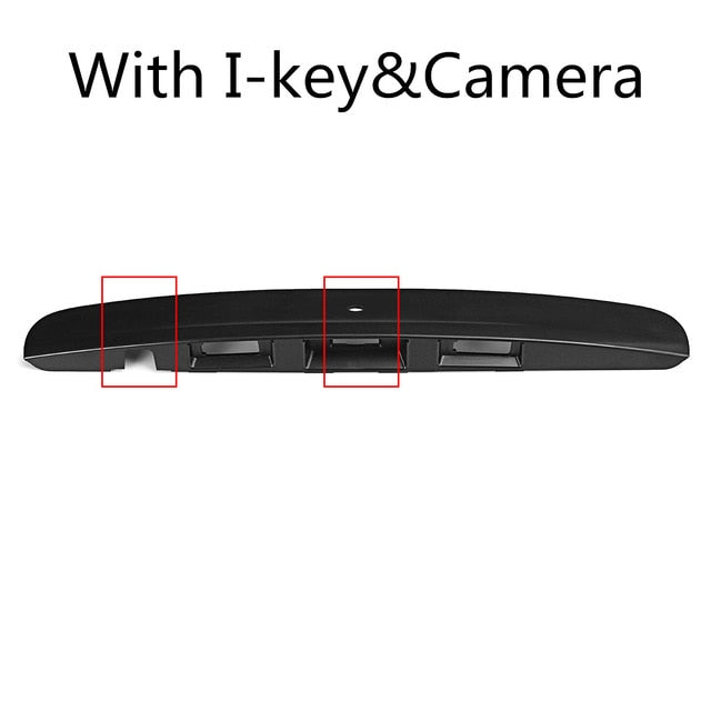 Rear Tailgate Boot Door Grab Handle Trim Cover with I-Key Camera Hole for Nissan Qashqai Dualis J10 j10 2007 2008 2009 2010 2011 2012 2013 2014 Garnish