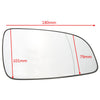 Alkar 6471438 Left Side Wing Mirror Glass Heated For 2004 - 2008 ASTRA Holden