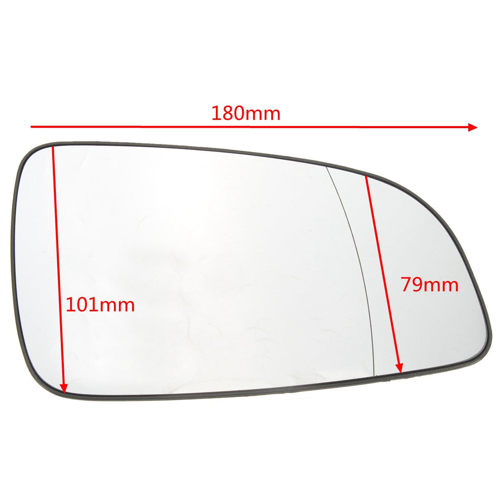 Alkar 6471438 Left Side Wing Mirror Glass Heated For 2004 - 2008 ASTRA Holden