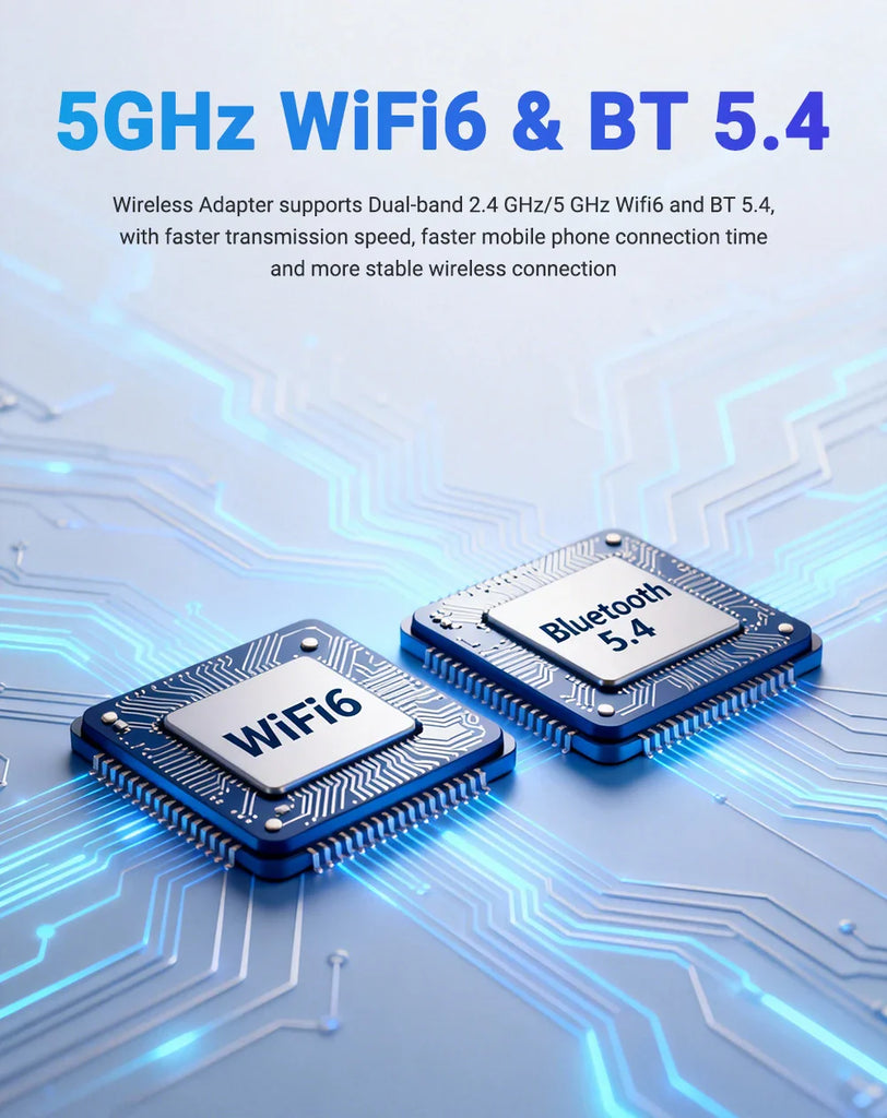 2in1 Wireless CarPlay Adapter Android Auto AI Smart Box Car Intelligent Systems For VW Audi Skoda Toyota Nissan Honda Ford Benz