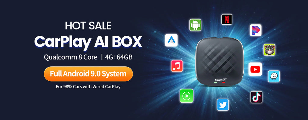 LoadKey & Carlinkit Wireless CarPlay Adapter Wireless Android Auto Dongle for Modify Android Screen Car Ariplay Smart Link IOS15
