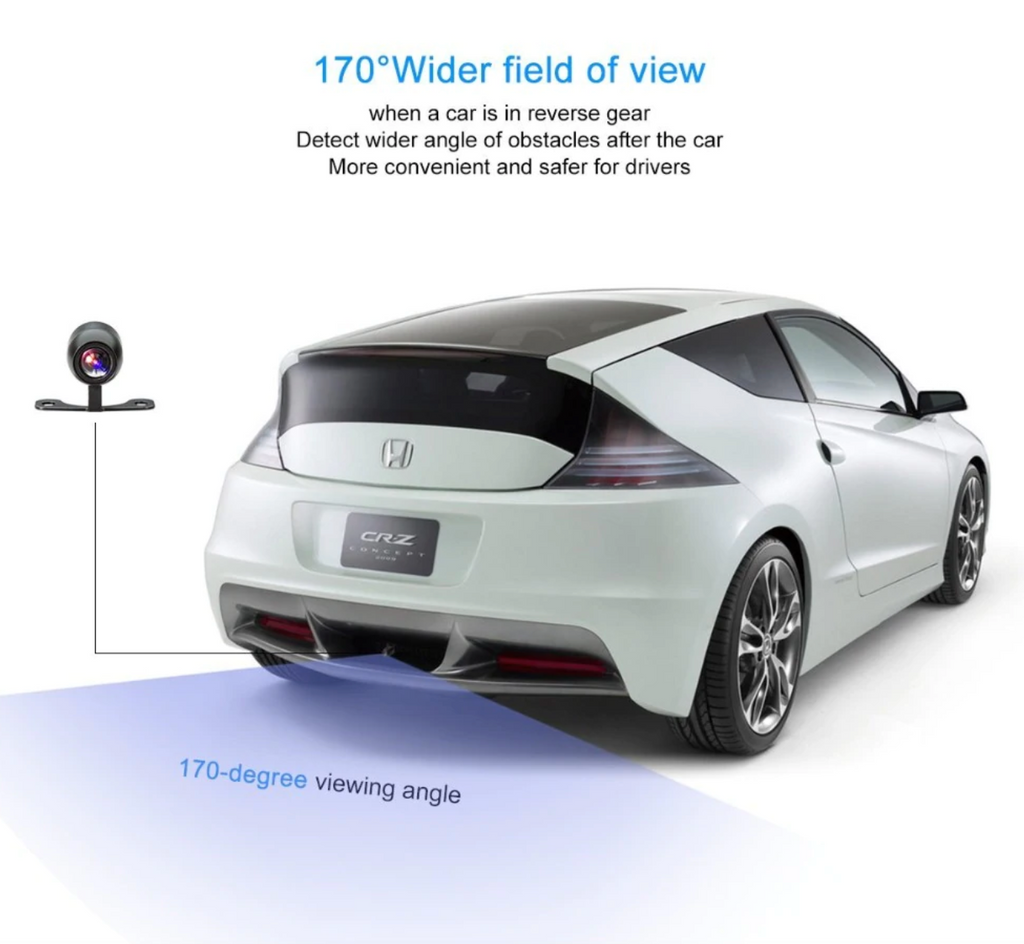 Car Rear View Parking Camera HD Waterproof Reverse Camera With Parking Line DC 12V