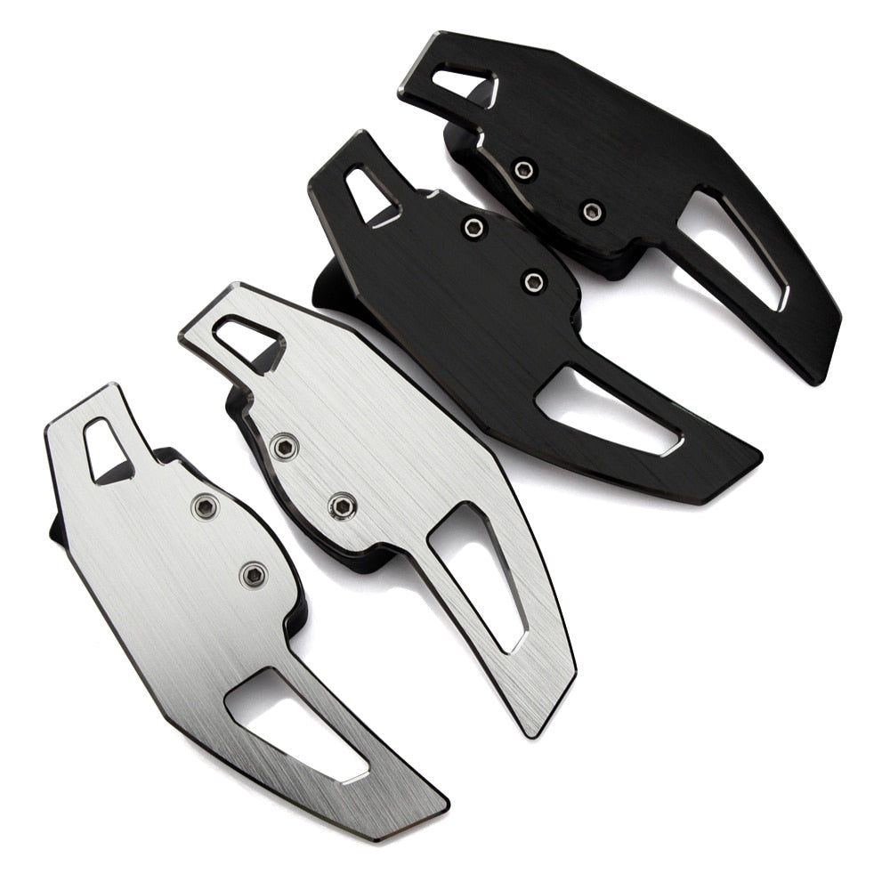 (SILVER) Steering Wheel Paddle Extension Set suit For VW Golf Jetta GTI MK5 MK6 R 2.0