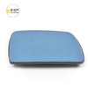 Left Side heated wide angle convex wing mirror glass For BMW X3 / E83 2004 - 2010