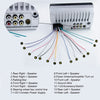 Car Stereo Double DIN 7'' LCD Touch Bluetooth Car Radio Player Car Audio Aux FM + 8 IR Rear View Camera