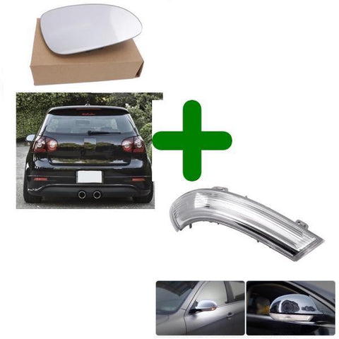 RIGHT Mirror Glass + Indicator Suitable for VW Golf MK5 GTI R32 GT GTX FSI TSI

1K0949102 1K0 949 102
3BD949102 3BD 949 102
1k5949102 1k5 949 102