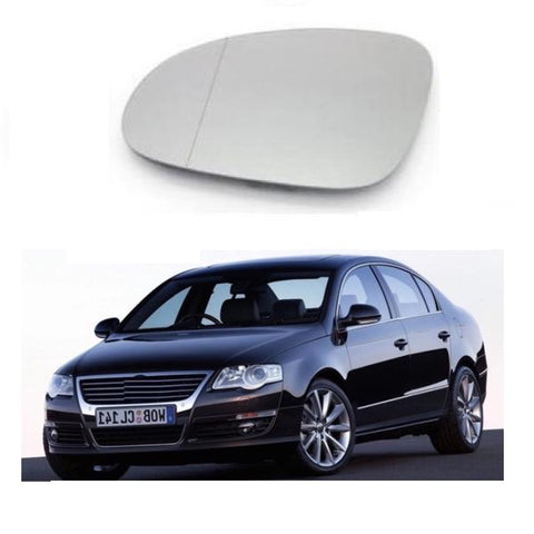 To -
Ex P0614S  
Volkswagen PASSAT LEFT Side Clip on Mirror Glass VW Golf mk5 gti gtx R32