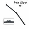 Front Rear Wiper Blades Set Suitable For BMW X5 E70 2006 - 2011 2007 Windshield Windscreen Front Rear Window 24"+20"+15"