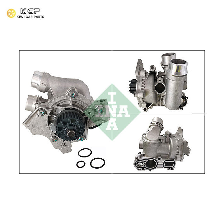 538 0967 10 replace 538 0362 10 vs China plastic body 5380707100
+ 171951
+ V10-99-0001

INA Water Water Pump Thermostat Kit For 1.8T and 2.0T TSI VW Golf MK6 GTI, Tiguan, Passat, Audi A1, A3, A4, A5 06H121026 538 0967 10 5380967 10 538096710
Belt Febi 36227 06h121605 E
Union Febi 171951 06H12131 C
Coolant temperature sensor SWAG 30929318 06A919501 A or Vemo V10-99-0001