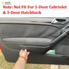 Interior Doors Front Rear Door Pull Handle Trim Cover Black Inner Cap for VW Golf 6 GTI MK6 2009 2010 2011 2012 2013 5K4868039A