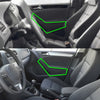 Interior Doors Front Rear Door Pull Handle Trim Cover Black Inner Cap for VW Golf 6 GTI MK6 2009 2010 2011 2012 2013 5K4868039A