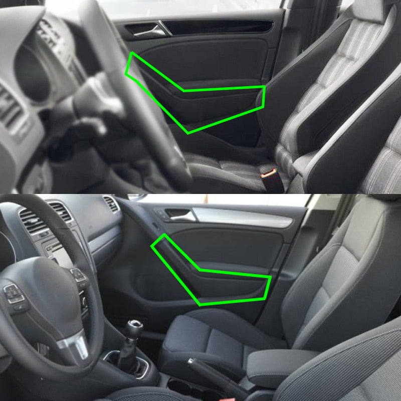 Interior Doors Front Rear Door Pull Handle Trim Cover Black Inner Cap for VW Golf 6 GTI MK6 2009 2010 2011 2012 2013 5K4868039A