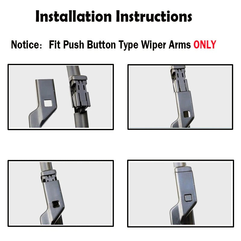 Front Wiper Blades For Ford Ranger Everest MK3 2015 2016 2017 2018 2019 Windshield Windscreen Front Window 24''+15''