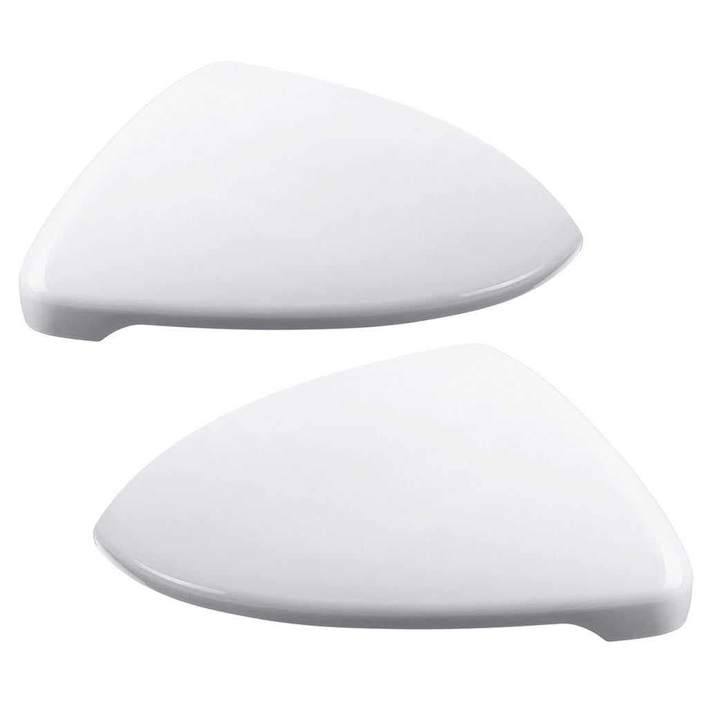 White Left Mirror Cover For VW MK7 Golf 7 GTI TSI 2014-2018 Front Left White Rearview Side Wing Mirror Cap Cover