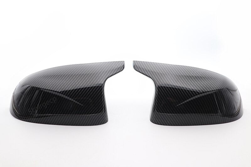 Rear View Side Mirror Covers F25 F26 F15 F16 Carbon Fiber Pattern Suitable for BMW X3 X4 X5 X6 2014 - 2018