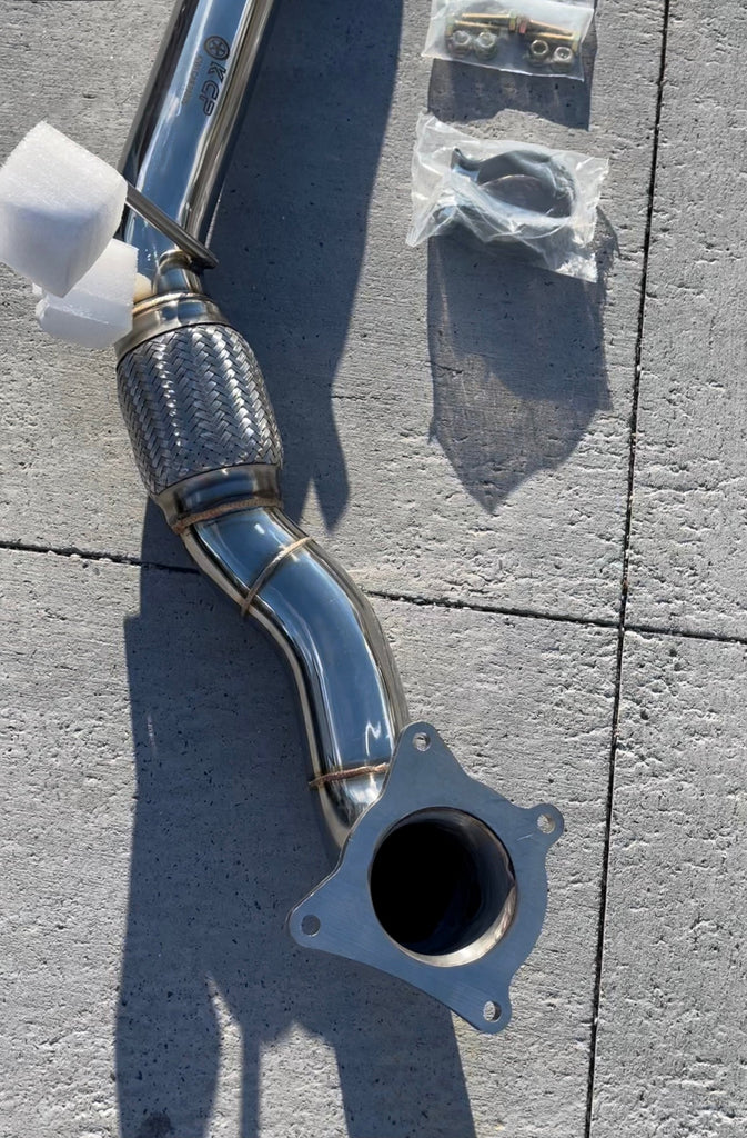 Ex P1786S 
KCP 3” Stainless Steel Exhaust Decat Downpipe Suit For VW Golf 6 R 2.0T AWD / AUDI 8P AWD A3 / S3