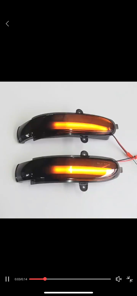 Dynamic Indicator Blinker Suit For Mercedes Benz C Class W203 S203 CL203 2001-2007 LED Turn Signal Side Mirror Light