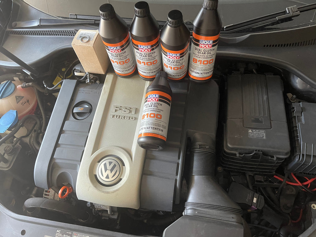 KCP DSG Service Kit For VW Golf GTI Audi A3 02E DQ250 MK5 MK6 LIQUI MOLY DSG Oil DCT Gearbox 
DSG Full Service Kit Suitable for VW Golf GTI Audi A3 02E DQ250 MK5 MK6 DSG DCT