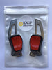 (SILVER) Steering Wheel Paddle Extension Set suit For VW Golf Jetta GTI MK5 MK6 R 2.0