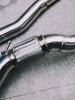 High Flow 3” Catless Downpipe Exhaust For AUDI 8P A3 / S3 AWD VW Golf 6 R 2.0T NZ Stock Auckland warehouse