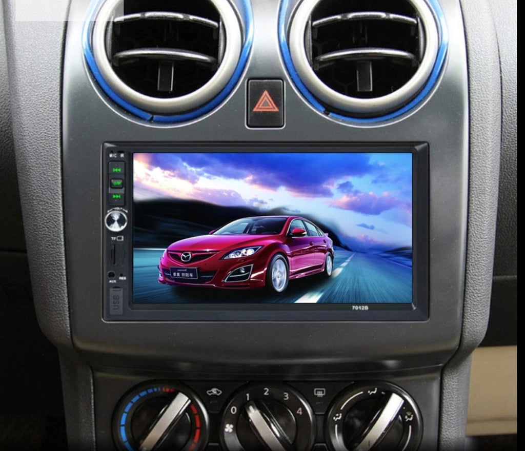 Car Stereo 2 DIN 7 inch Head Unit with Rear View Camera, Bluetooth