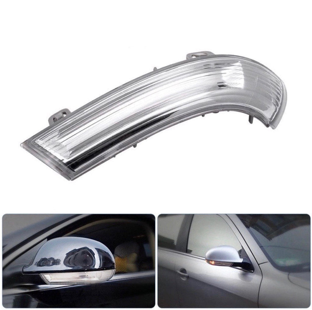 LEFT Mirror Glass + Indicator For VW Golf MK5 GTI R32 GT TSI TDI Passat EOS Jetta