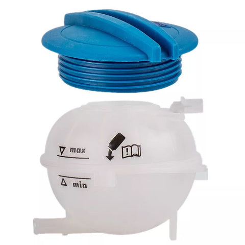 VW Coolant Expansion Tank Including Cap For Audi A1 VW Polo Tiguan Skoda Fabia 6Q0121407E