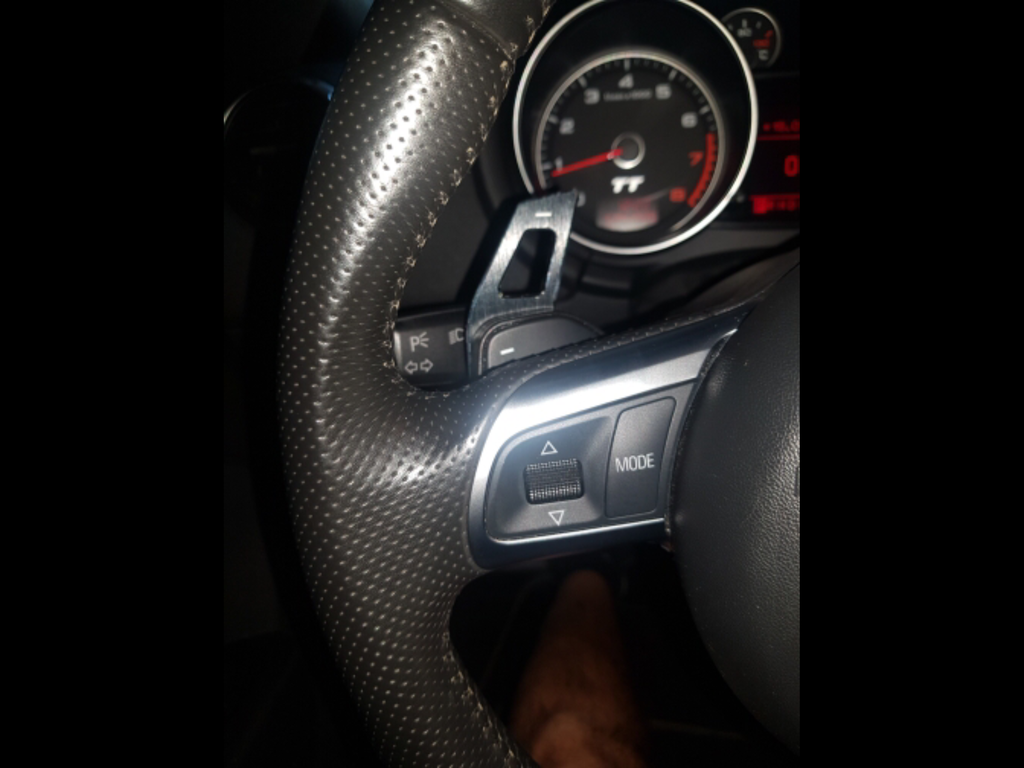 (BLACK) Steering Wheel DSG Paddle Extension Shift suit For AUDI A3 S3 A4 S4 B8 A5 S5 A6 S6 A8 R8 Q5 Q7 RS6 A1