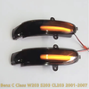 Dynamic Indicator Blinker Suit For Mercedes Benz C Class W203 S203 CL203 2001-2007 LED Turn Signal Side Mirror Light