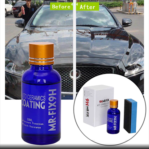 30ML Anti-Scratch Car Glass Ceramic Coating Coat Hydrophobic Glass Liquid Paint Protection