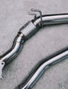 High Flow 3” Catless Downpipe Exhaust For AUDI 8P A3 / S3 AWD VW Golf 6 R 2.0T NZ Stock Auckland warehouse